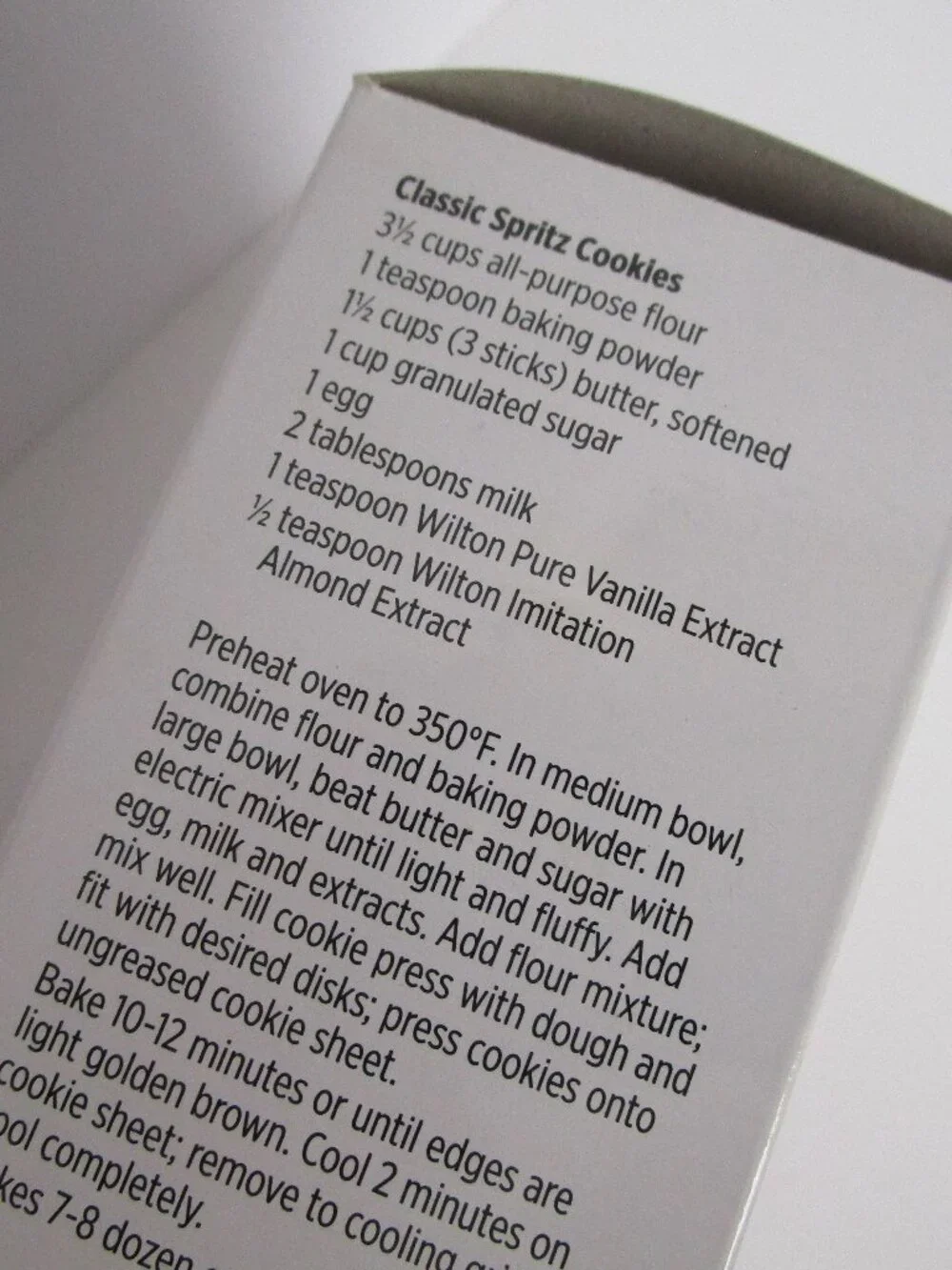Wilton cookie press
